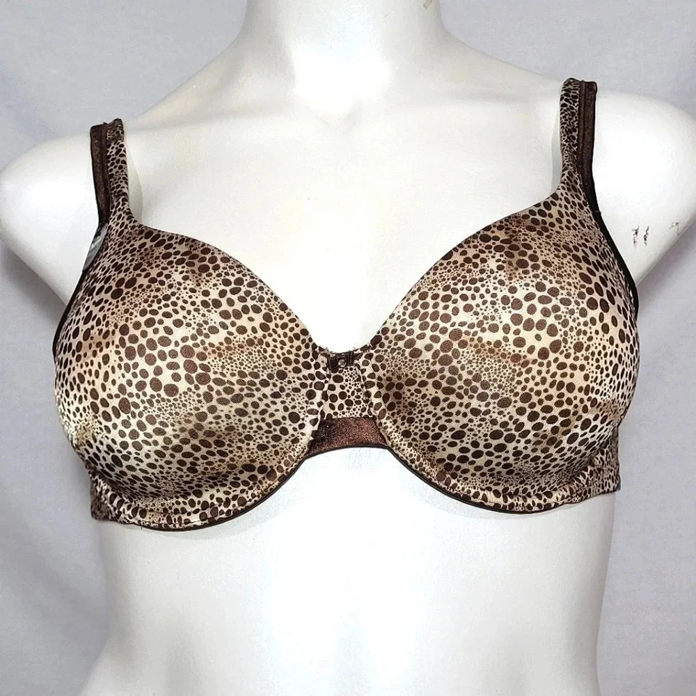 38D Vanity Fair‎ 75338 Illumination UW Bra Brown Animal NWT